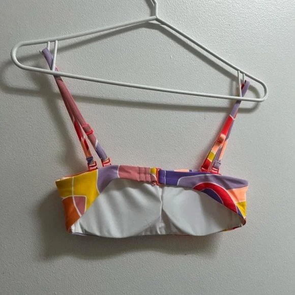 Aerie Printed Bandeau Bikini Top XS - Picture 5 of 5
